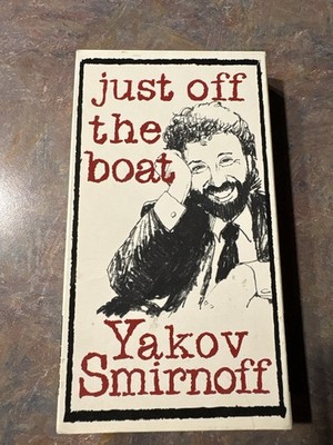Yakov Smirnoff Just Off The Boat VHS Comedy 1994 Vintage Soviet Comedian