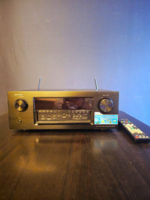 Denon AVR-X4100W 7.2 A/V-Receiver Dolby Atmos Internet/AM-FM schwarz FB