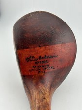 1920s Hickory Shaft Golf Club Willie Anderson Special Paragon Spoon Model P-1
