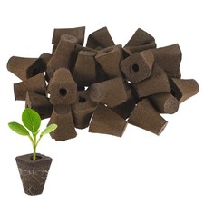 20-Pack Hydroponic Grow Sponges, 1.1x0.7x1.4 Inch Seed Pods Replacement [Brown] 10.14 per sponge