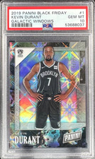 Kevin Durant 2019 Panini Black Friday #1 *Galactic Windows* Numbered /25 PSA 10