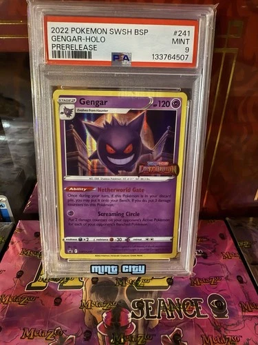 Gengar - (Prerelease) SWSH241 SWSH: Sword & Shield Promo Cards Holo TCG Psa 9