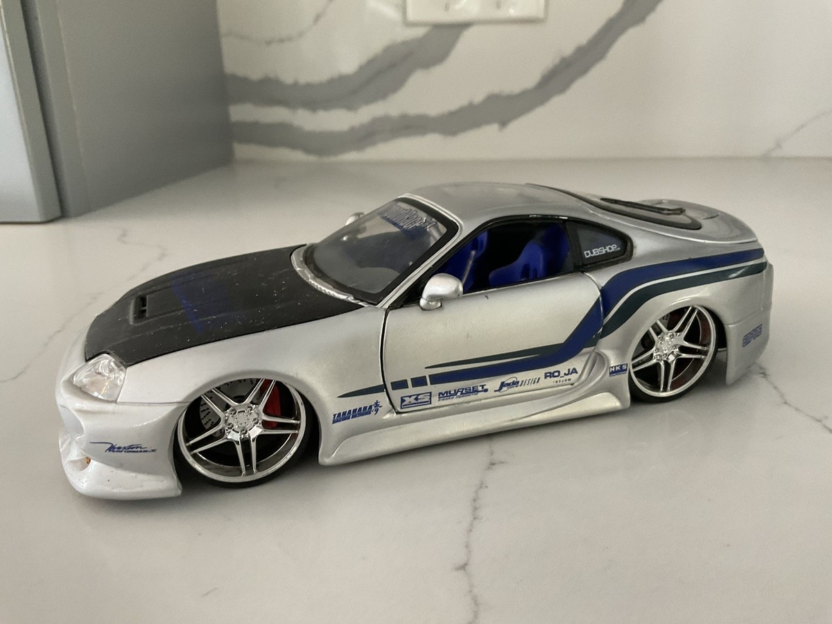 Jada Toyota Supra IMPORT Racer Silver 1 24 Scale Diecast