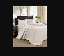 Madison Park Brown Mocha Quebec Quilted 3-Pc. Bedspread Set, King Size
