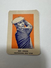 1952 Wheaties Ben Hogan Action Hand Cut Card  Professional Golf Star