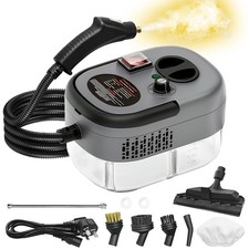 Handheld Steam Cleaner, 2500W Pressurized Steam Cleaner with 3 Brush Heads, P...
