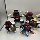 Set of 7 California Raisins 1980s Miniatures Collectible Figures  — photo 2