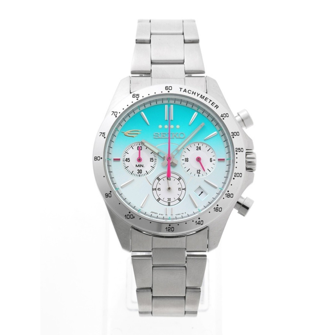 Seiko Chronograph E5 Series Hayabusa 10th Anniversary Watch 8T63-00R0 Used From image 3