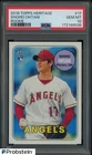 2018 Topps Heritage #17 Shohei Ohtani Angels RC Rookie PSA 10 GEM MINT
