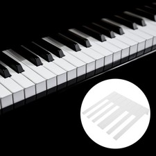 52pcs Practical Piano Keytops Piano Replacing Keys Supplies White 