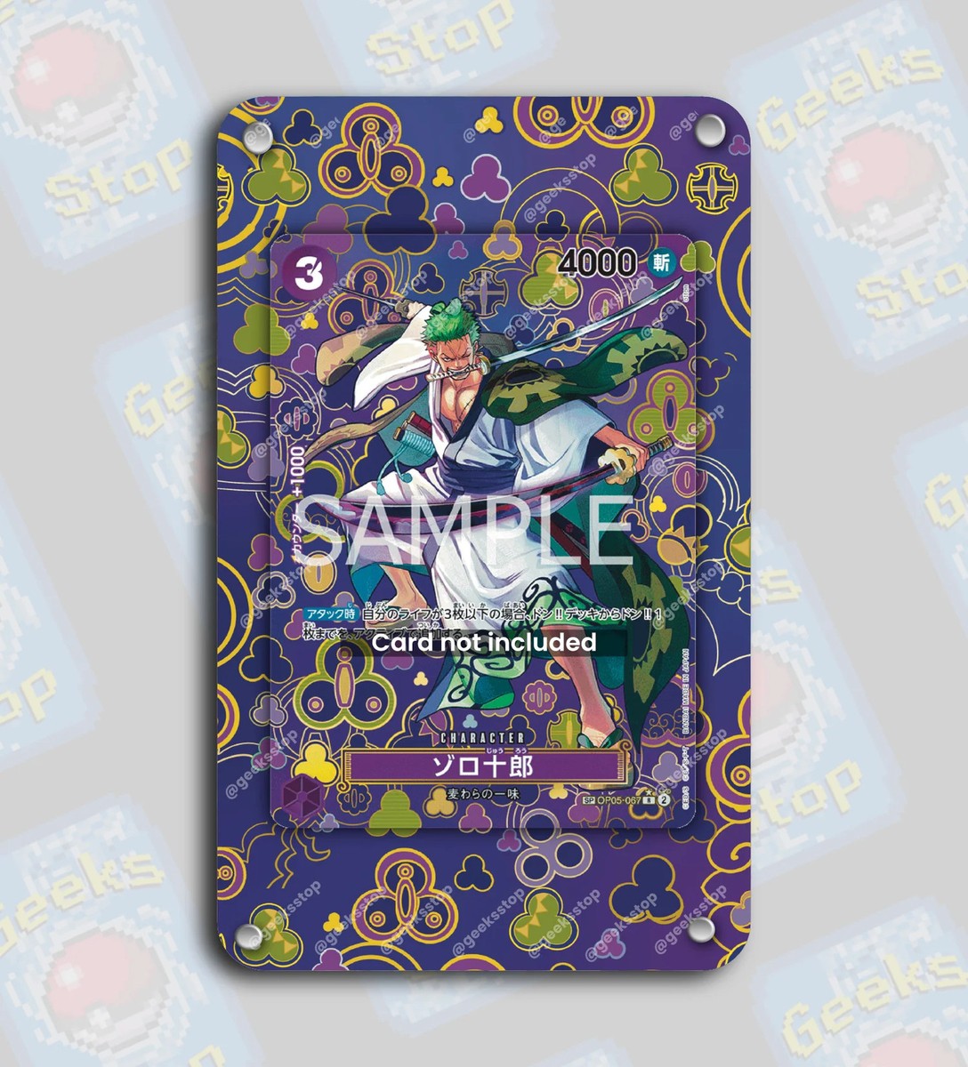 Zoro SP OP09 | Extended Art Display Case for One Piece Card | eBay