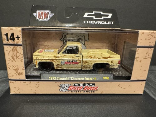 Modèle Réduit M2 Machines 1/64 : Chevrolet Cheyenne Super 10 1973 - Édition Speed Dawg