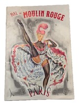Vintage 1956 Bal Du Moulin Rouge Paris Souvenir Programme