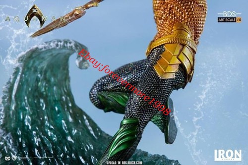 Iron Studios DC Aquaman 1/10 Scale Aquaman GK Polystone Model Statue Second-Hand - Picture 7 of 9