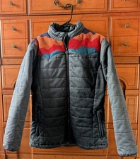 Outback Trading Company Womens Aspen Western Style Jacket with Sunset Decal