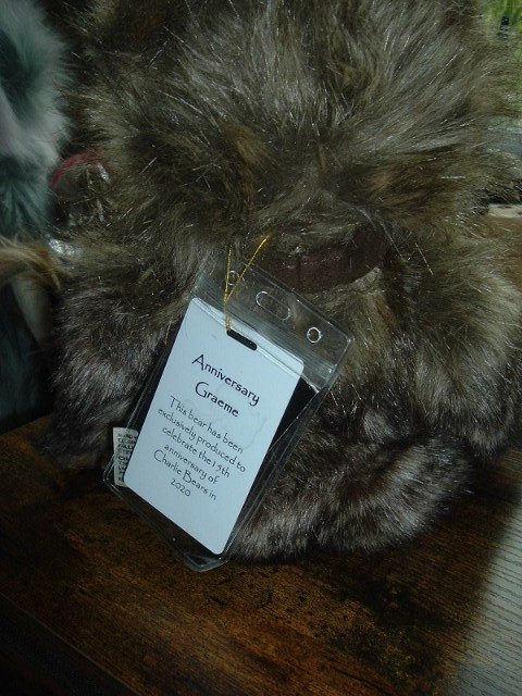 Anniversary Graeme, a 12 inch Bear from the Charlie Bears Plush Collection