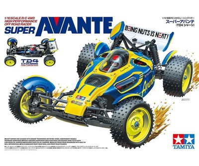 Tamiya 1:10 RC Super Avante TD4 4WD 300058696 Bausatz Retro Buggy OVP NEU Kit