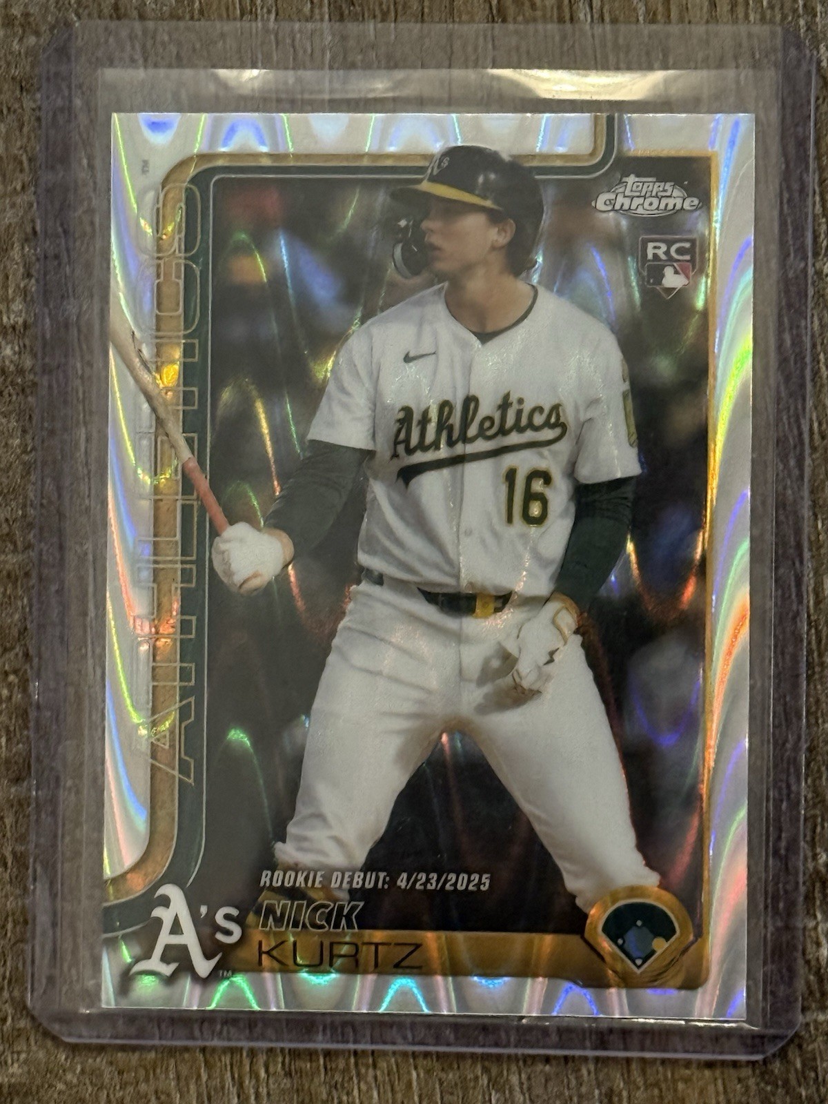 2025 Topps Chrome Update Series - Nick Kurtz #USC178 RayWave Refractor (RC)