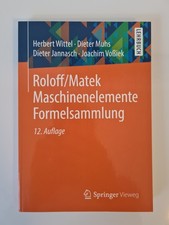 Roloff/Matek Maschinenelemente Formelsammlung...