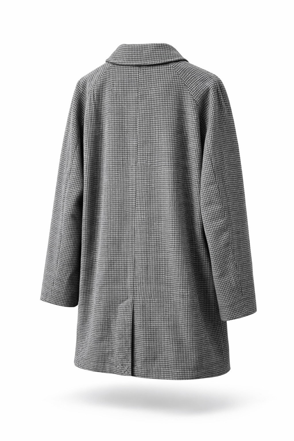 Primark Mens Houndstooth Check Coat 2XL Black Grey Button Jacket New With Tags image 10
