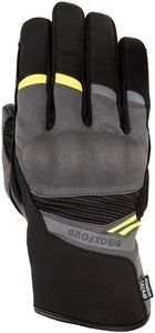 Oxford Dakar 1.0 D2D Gloves - Charcoal/Yellow Motorcycle Motorbike