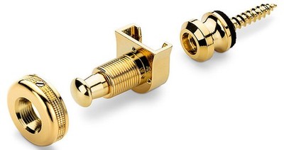Schaller S-Locks S Gold Security Locks Gitarre Bass Gurt Sicherheit 1 Satz
