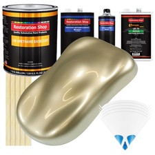 Champagne Gold Metallic Gallon Urethane Basecoat Clearcoat Car Auto Paint Kit