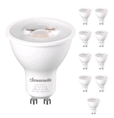 HIZASHI 10-Pack GU10 LED Dimmable Bulb Warm White Track Light Bulb 3000K 