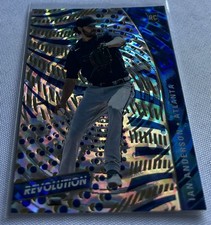 2021 Chronicles Revolution Baseball Ian Anderson Atlanta Braves Fractal Rookie