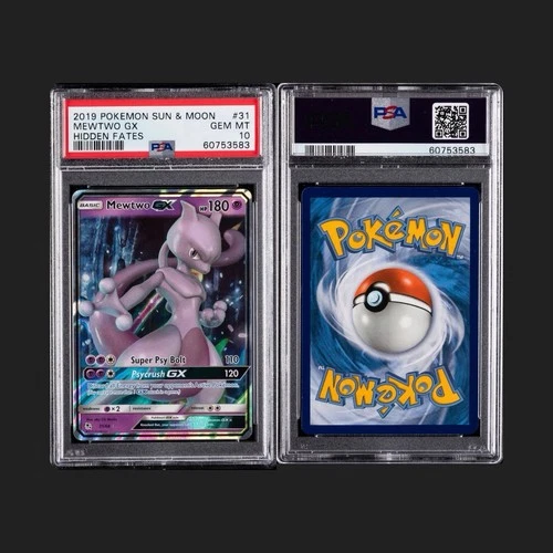 Mewtwo GX 31/68 Hidden Fates Holo PSA 10