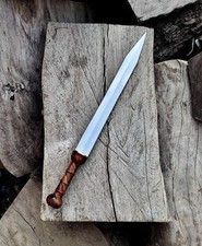ROMAN GLADIATOR SWORD, HANDMADE D2 STEEL BLADE, BATTLE READY WITH SHEATH.