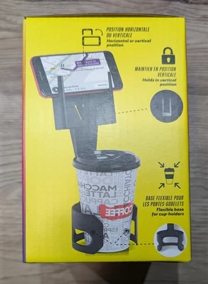 Support téléphone + porte gobelet - Photo 1/2