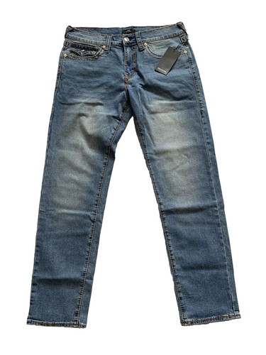 TRUE RELIGION Jeans Women's W29 Stretchy Slim Fit Dark Denim Zip