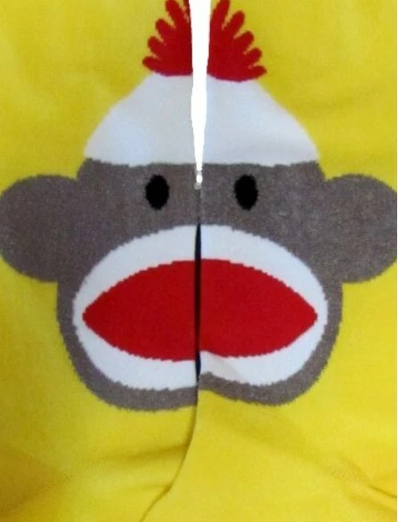 NUEVO CON ETIQUETAS DIVERTIDOS Calcetines Brillantes Mono en Amarillo Feliz Mujer Novedad Foto 2 de 2