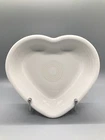 Fiesta Small 6" Heart Bowl in White | Fiestaware Candy Nut Dish Valentine's Day