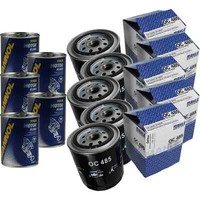 5X Original Mahle / Knecht ÖLfilter OC 485 + 5X SCT Motor Flush MotorspüLung