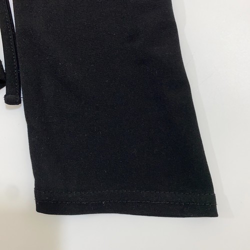 JANE NORMAN Women's Long Sleeve Wrap Top Blouse Black Size 14 Peplum Stretch - Picture 8 of 15
