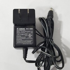 Genuine Canon AC/DC Adapter Plug-In Power Supply AC-380