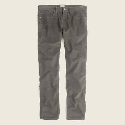 J.Crew 484 Pant in Corduroy | 32/32 | Dusty Charcoal | $118 | eBay