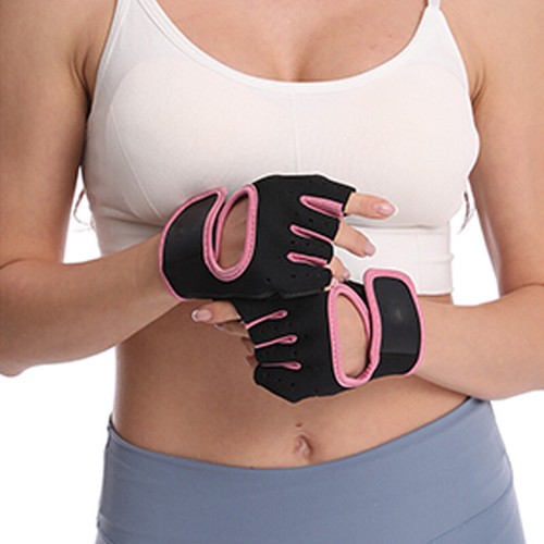 Outdoor Half Finger Gel Padded Bike Cycling Gloves Fingerless Gym Fitness Mitts* - Picture 5 of 19