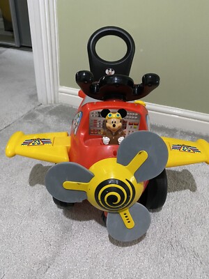 Disney Light Sound Mickey Mouse Plane Activity Ride-On Toy