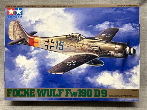 1/48 Tamiya Focke - Wulf Fw 190 D-9 #61041 Plastic Model Airplane Kit ...