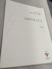 Braulio Lima Abstrata For Classical Guitar Rare Vintage Sheet Music