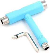 NEW Skateboard T-Tool Skate Tool - Light Blue Long Board SHIPS FROM USA