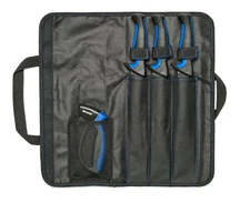 Mustad 3-Piece Fillet & Boning Knife Kit w/ Sharpener Fish Breakdown/Cleaning