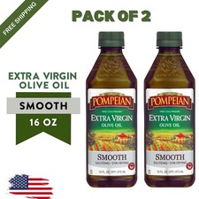 Pompeian USDA Organic Smooth Extra Virgin Olive Oil, First Cold Pressed, Smooth,