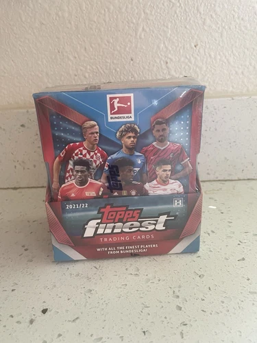 2021-22 2022 Topps Finest Bundesliga Soccer Hobby Box 2-Autographs New Sealed