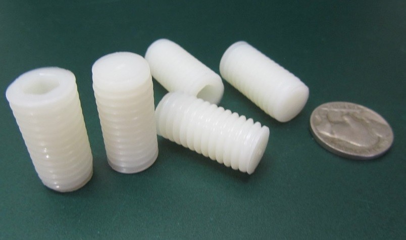 Kit Di 200 Viti A Brugola In Nylon 66 – Punta Piatta, Filettatura 1/4-20 X 5/8 Di Pollice – Prodotte In USA