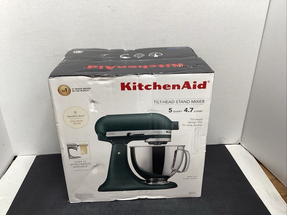 KitchenAid KSM150PSTPP Hearth & Hand Pebbled Palm 5Qt Stand Mixer BRAND NEW! eBay