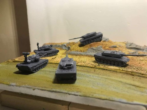 Juego de armadura moderna alemana a escala 1/200 2 (Leopardo 2A4 y Gepardo FlakPanzer). 5 piezas - Imagen 2 de 12